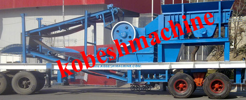 mobile crushing plant