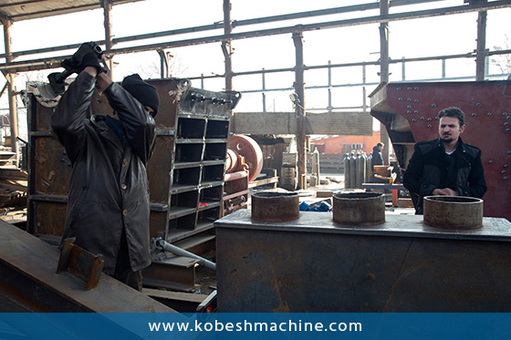 گزارش تصویری تولید دستگاه های معدن و سنگ شکن توسط کوبش ماشین