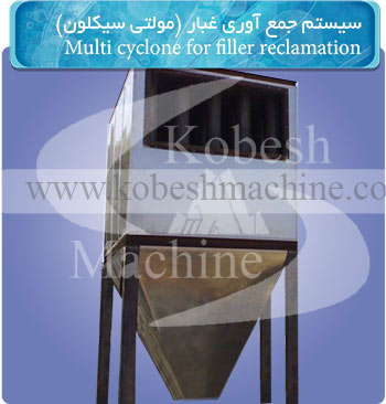 سیستم جمع آوری غبار - مولتی سیکلون - کارخانه آسفالت