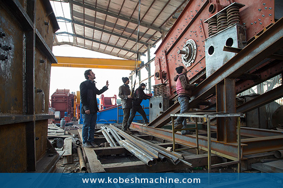 گزارش تصویری تولید دستگاه های معدن و سنگ شکن توسط کوبش ماشین گزارش تصویری تولید دستگاه های معدن و سنگ شکن توسط کوبش ماشین