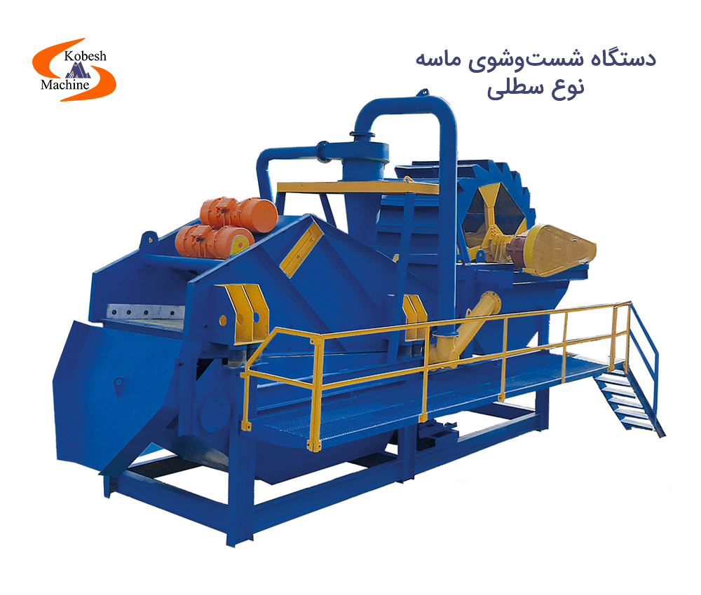 دستگاه شست‌وشوی ماسه نوع سطلی