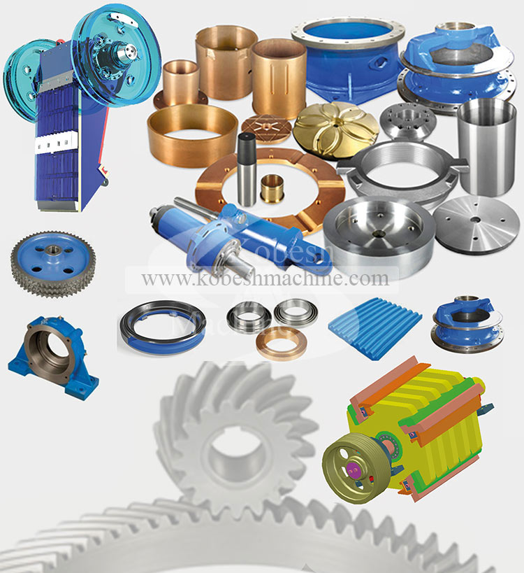 قطعات یدکی دستگاه های معدن ، کارخانه آسفالت