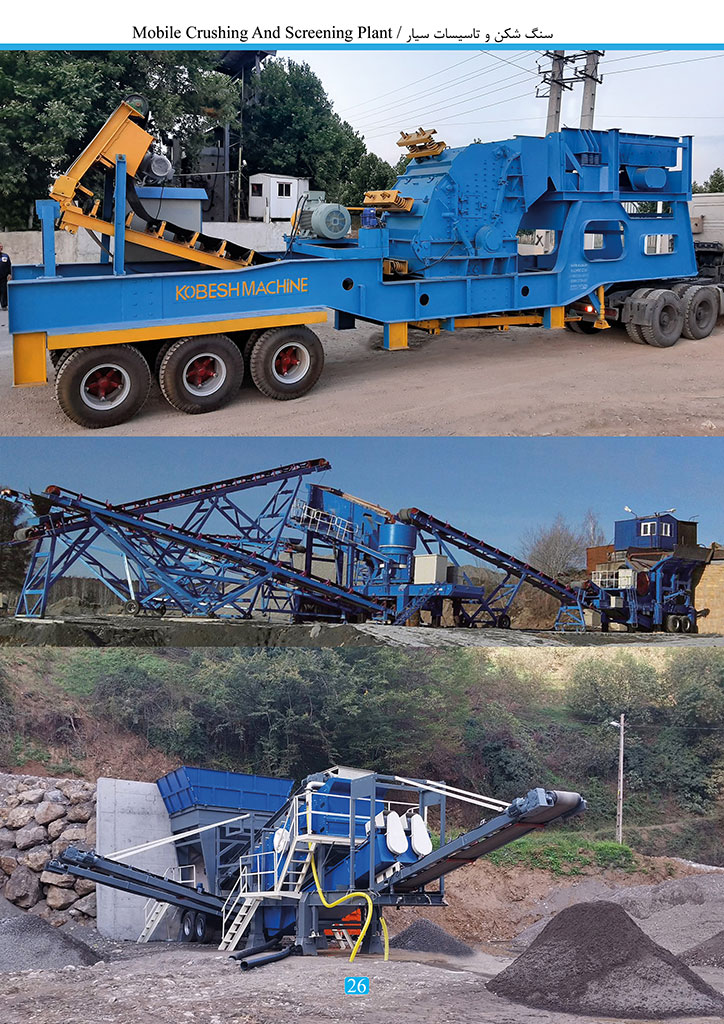 Kobesh Machine Products Catalog , Page 28, Mobile Crushing And Screening Plant