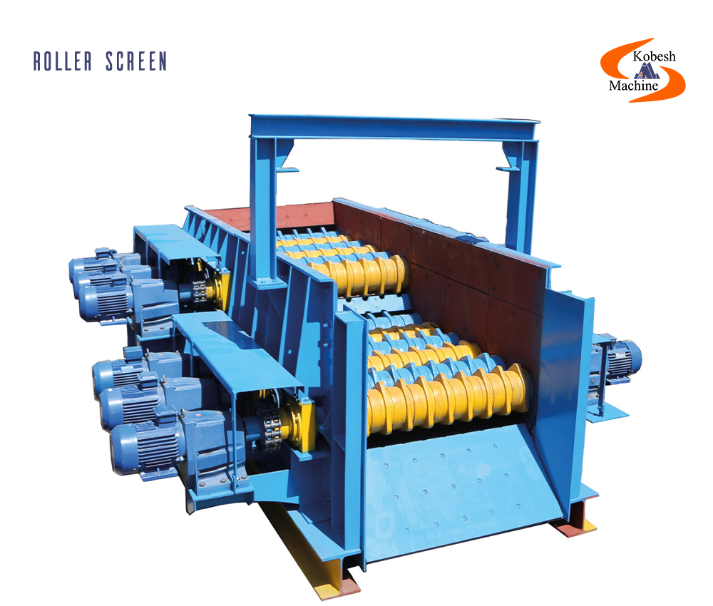 Roller Screen and wobbler feeder