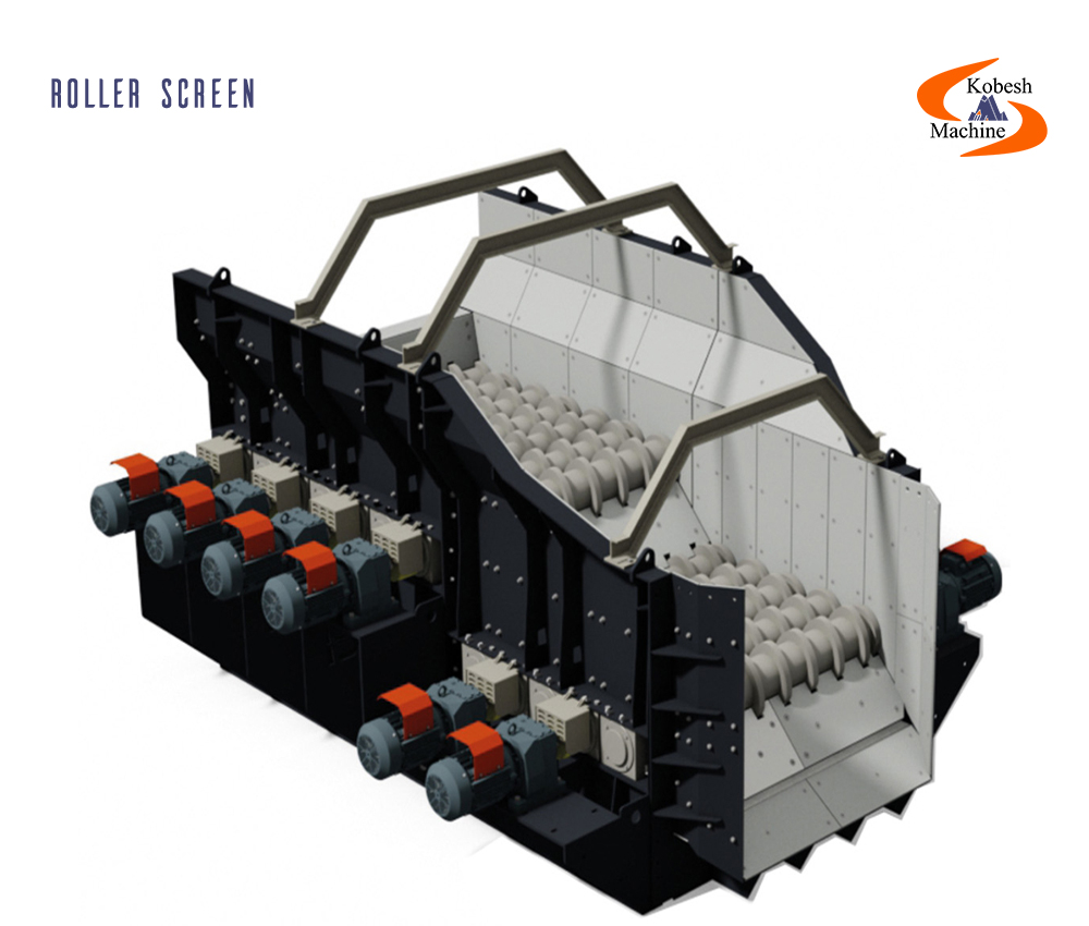 Roller Screen and wobbler feeder