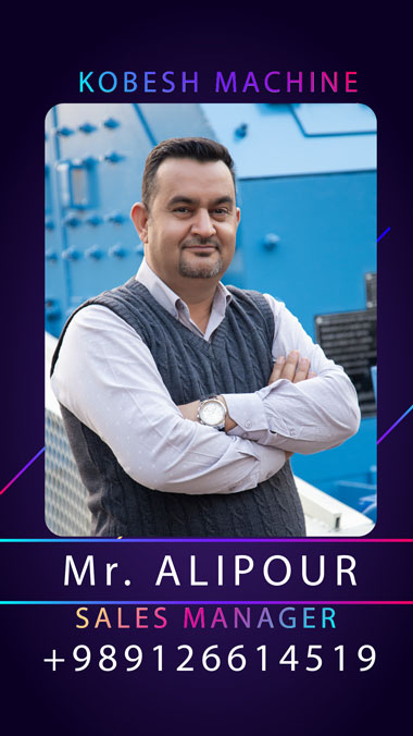 Mr Abdolhossein Alipour, Sales Manager
