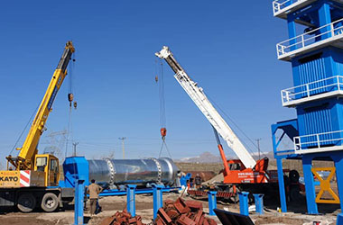 asphalt plant installation