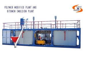 polymer modified plant and bitumen emulsion plant