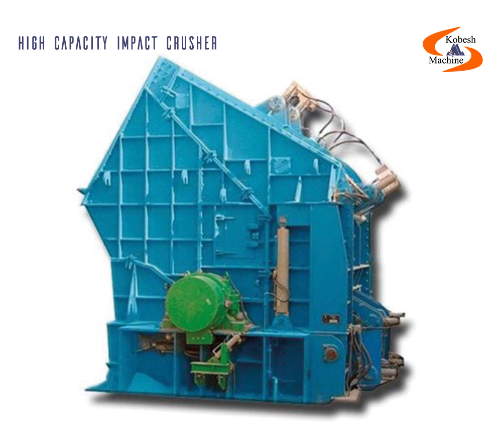 High capacity impact crusher