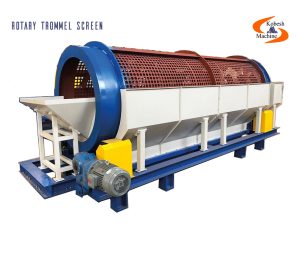 Rotary trommel screen