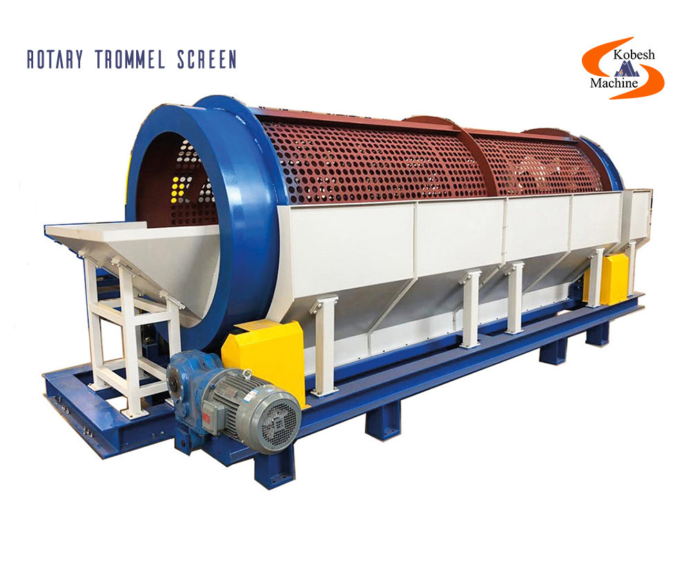 Rotary trommel screen